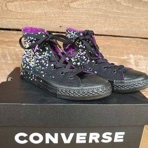 Converse Girls High Tops Size 1